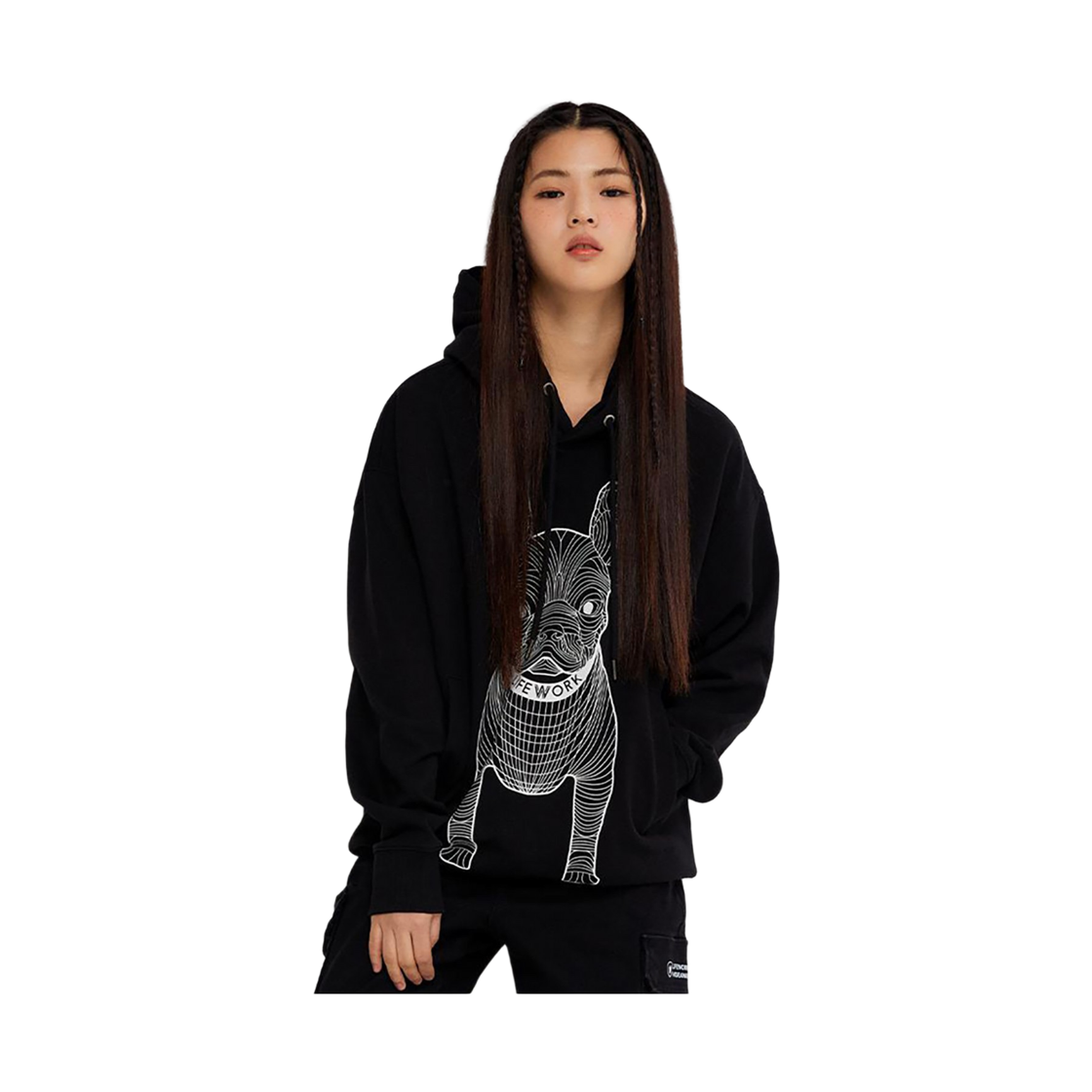 라이프워크 빅라독 프린팅 후드 티셔츠_LW245HD990(Lifework Big Radog Printed Hoodie T-shirt_LW245HD990) - 3