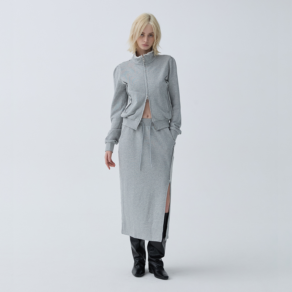 아크무어 어반 집업 스토리지 룩 멜란지 그레이(ARCMOOR Urban Zip-Up Storage Look Melange Grey) - 5