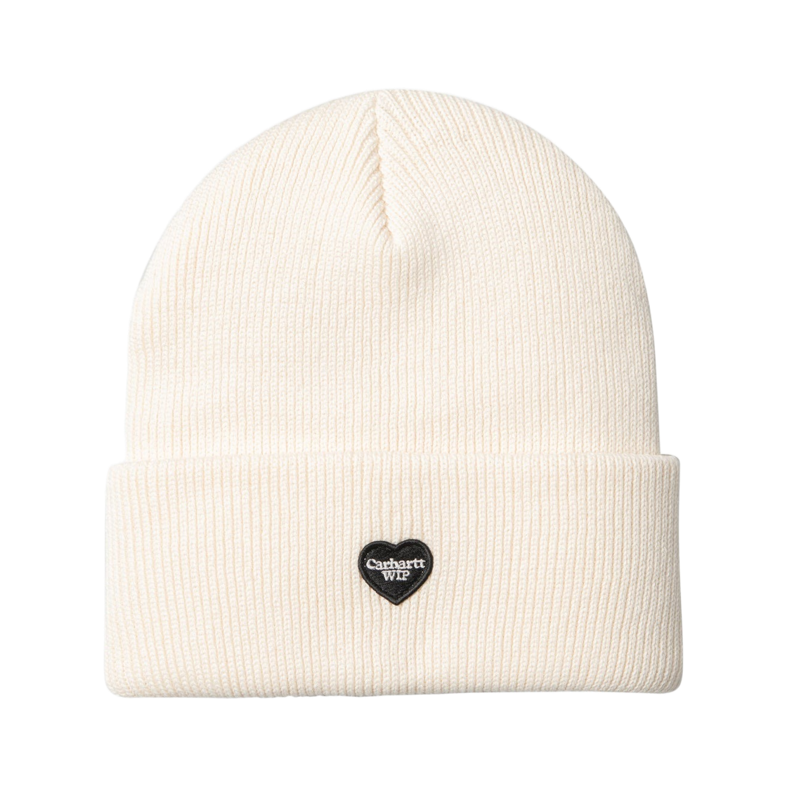 I037107-05-XX Carhartt WIP Small Heart Beanie Natural