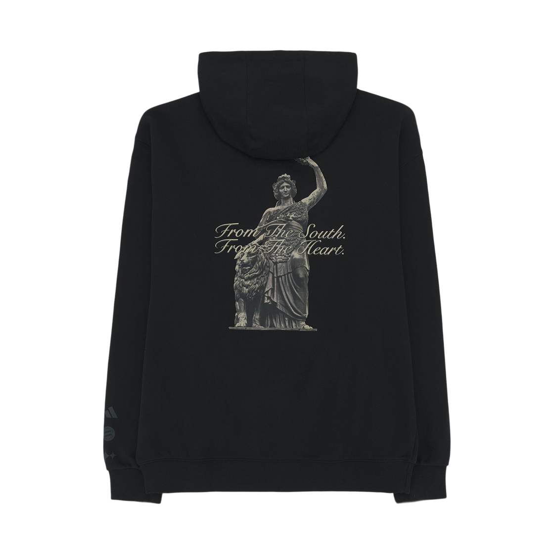 JF0577 Adidas x BSTN FC Bayern Adicolor Contempo Hoodie Black - KR Sizing