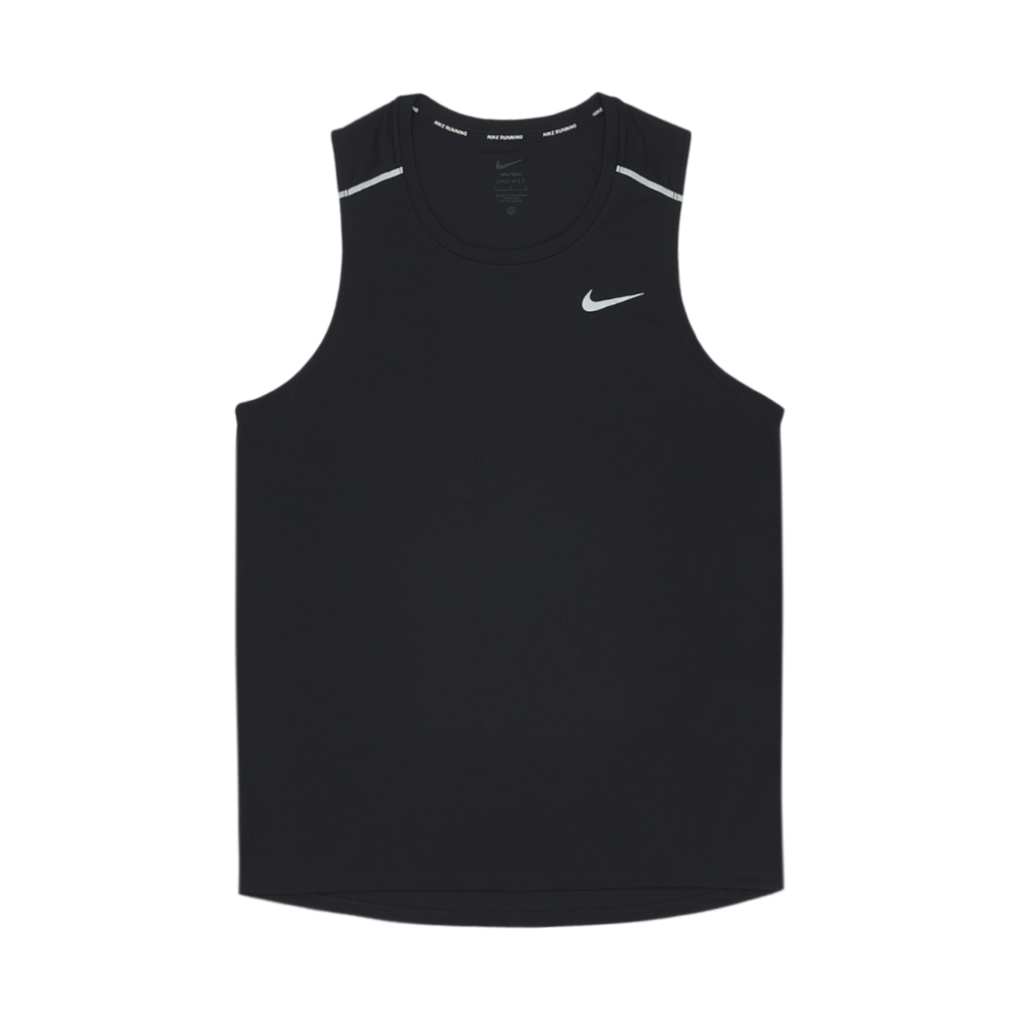 나이키 마일러 드라이핏 러닝 탱크 탑 블랙 - 아시아(Nike Miler Dri-Fit Running Tank Top Black - Asia)