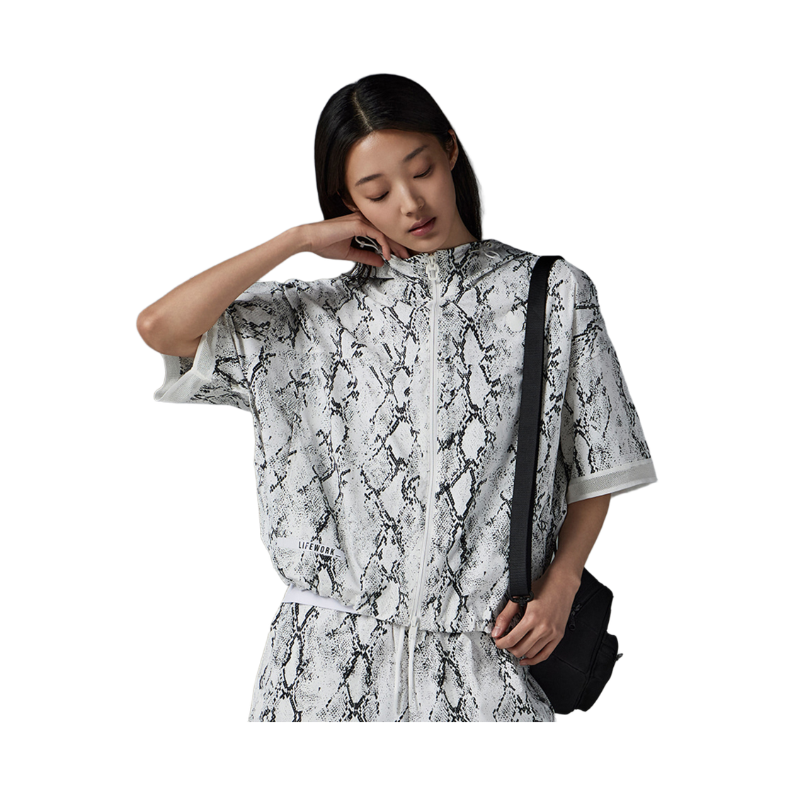 라이프워크 에테르 베놈 후드 반팔 자켓_LW252JP871(Lifework Ether Venom Hooded Short-Sleeve Jacket_LW252JP871) - 2