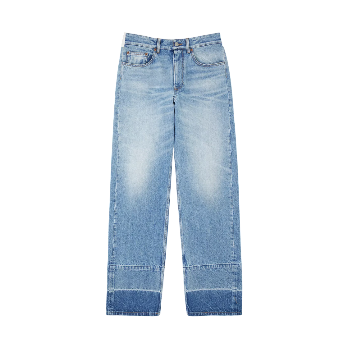 S52LA0282M30058963 (W) MM6 Maison Margiela Straight Leg Jeans Blue