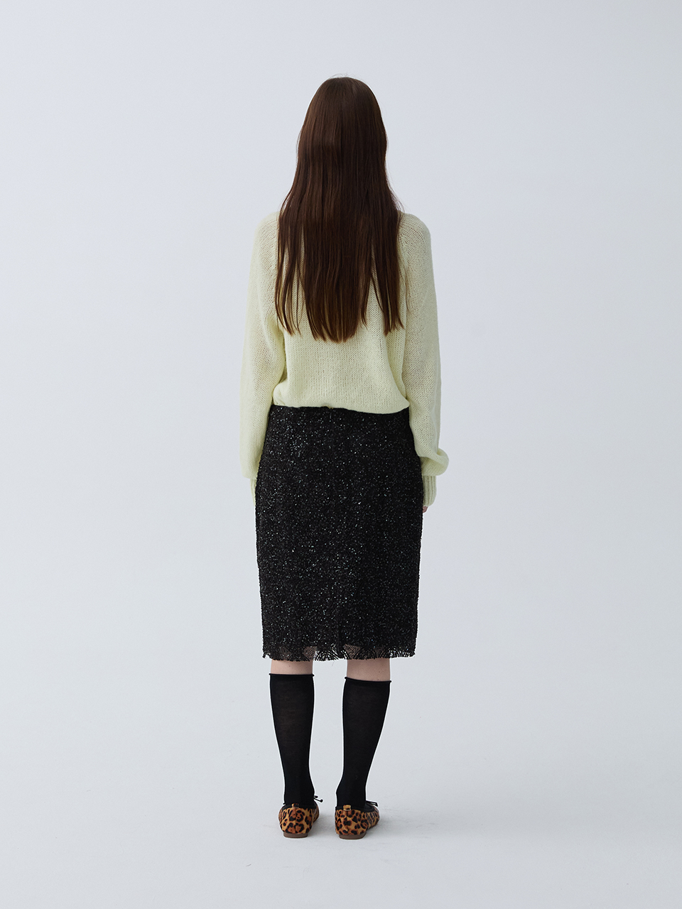 아크무어 컬러시프트 에어리 니트 옐로우(ARCMOOR Color Shift Airy Knit Yellow) - 4