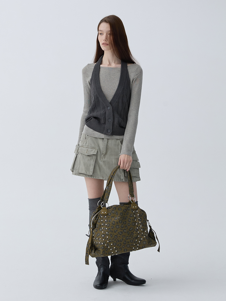 아크무어 스터디드 와일드 백 옐로우(ARCMOOR Studded Wild Bag Yellow) - 3