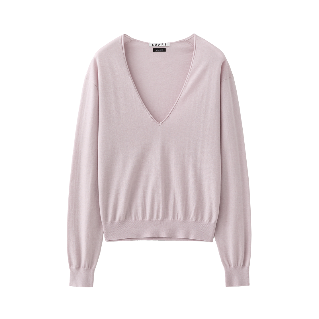 SBF3CK04WOT_copy (W) Suare Women Silky Wool Blend V-Neck Knit Indi Pink