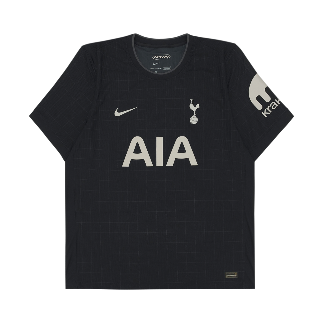 HJ4558-011 Nike Tottenham Hotspur 2025/26 Match Away Dri-FIT ADV Authentic Jersey Black Light Iron Ore (Non Marking Ver.)