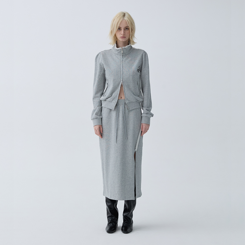 아크무어 어반 집업 스토리지 룩 멜란지 그레이(ARCMOOR Urban Zip-Up Storage Look Melange Grey) - 2
