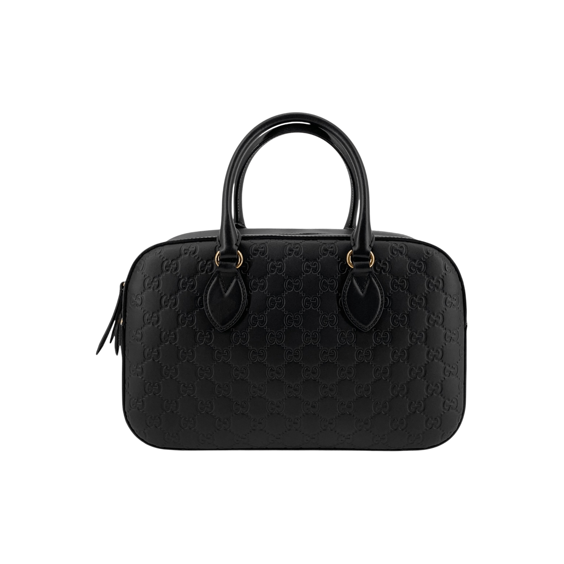 ITQ3GNKJIPKW Gucci Shima Leather Boston Tote Bag