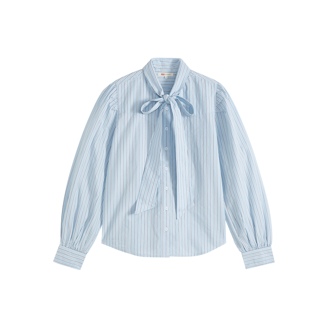 007XN-0002 Levi's Judice Western Shirt Blue Stripe