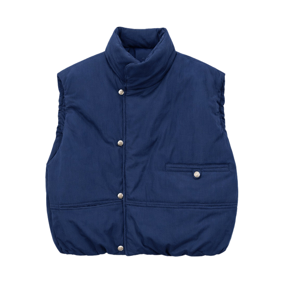 F263VE02 FRITUR Soft Puffer Vest Blue