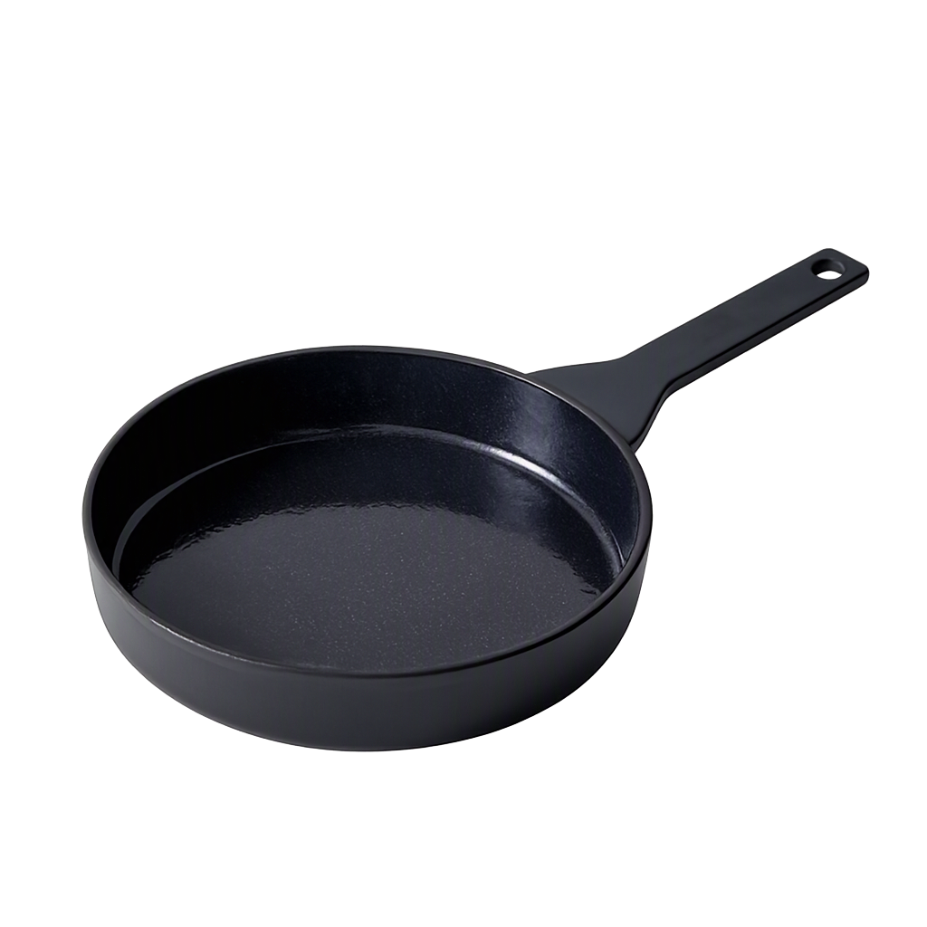 COR153 Corelle Coordinates Cast Iron Ashley Matte Black 22cm Round Fry Pan