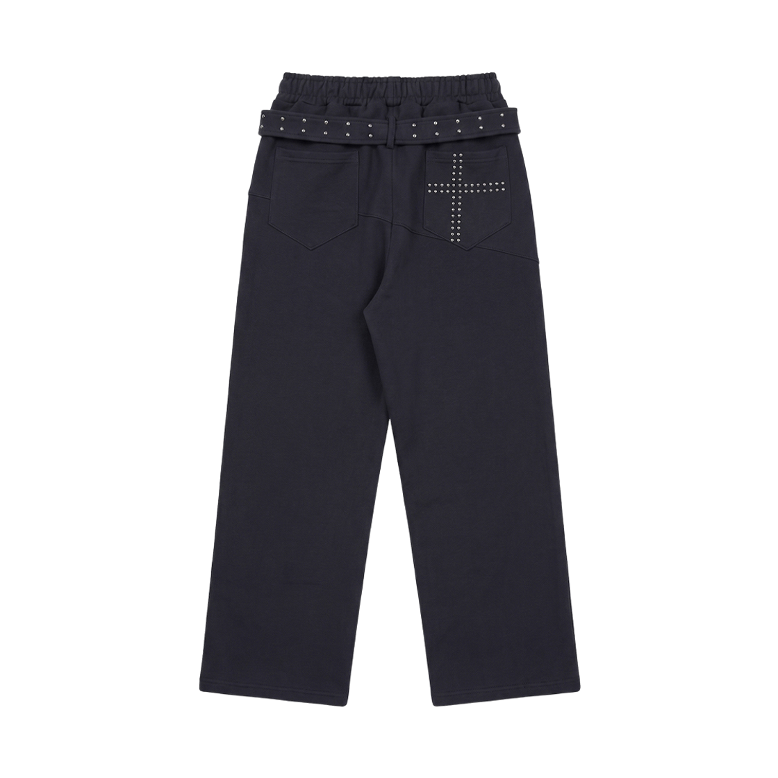 분트 스터드 스트랩 스웨트 팬츠 다크 그레이(VOONT Studded Strap Sweat Pants (DARK GRAY)) - 2