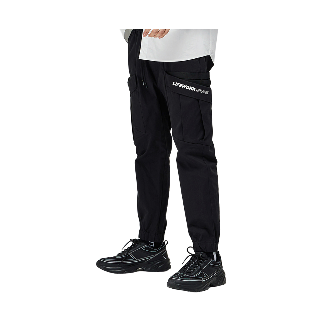 라이프워크 L1 더블테이프 카고 조거팬츠_LW215WL356(Lifework L1 Double Tape Cargo Jogger Pants_LW215WL356) - 2