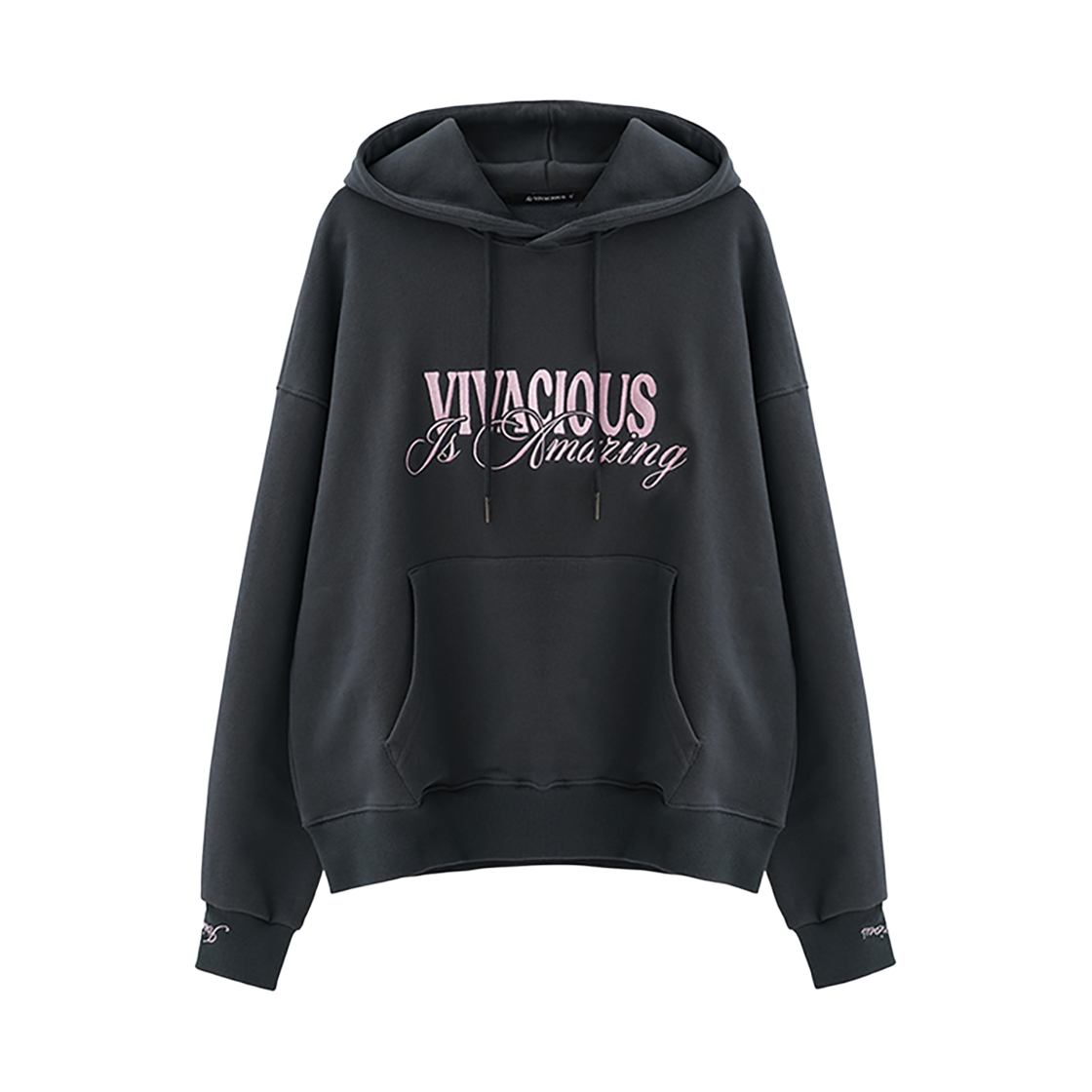 VV51TS06CH VIVACIOUS Amazing Hoody CHARCOAL
