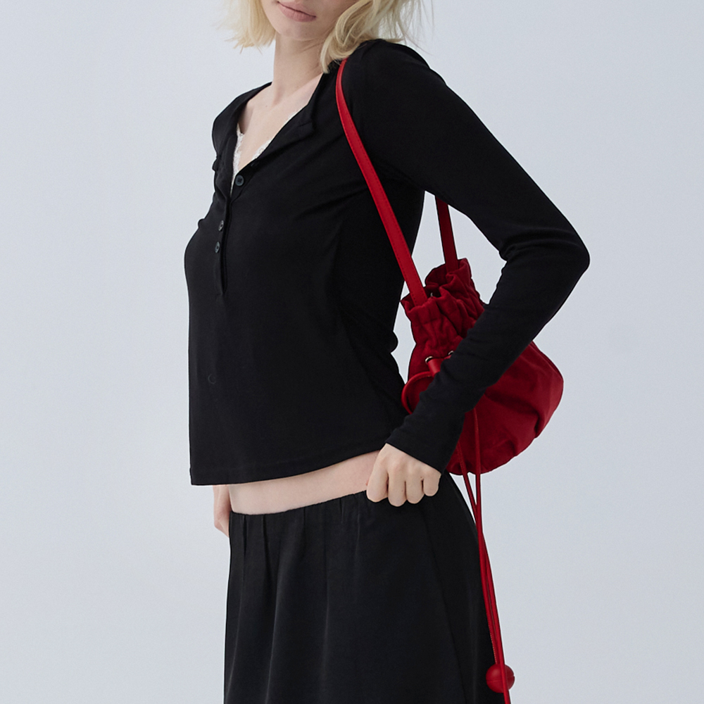아크무어 미니 드로우 백 레드(ARCMOOR MINI Draw Bag Red) - 4