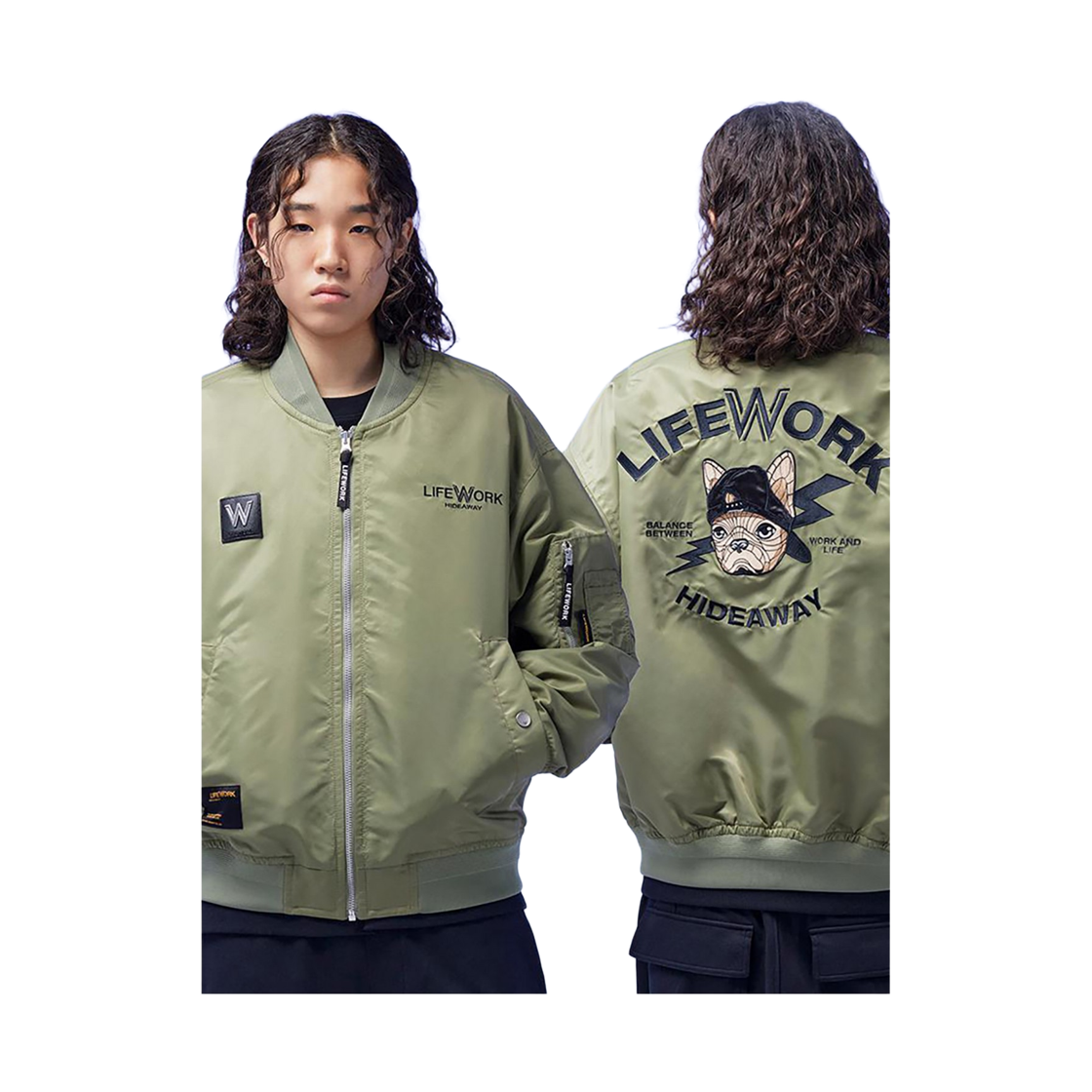 라이프워크 힙독 MA-1 항공점퍼_LW241JP310(Lifework Hipdog MA-1 Flight Jumper_LW241JP310) - 3