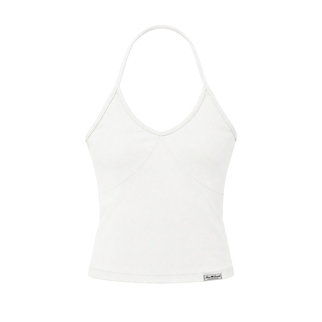RS26WSV101IVR Rosefrantz Halter Neck Layered Tank Top [Ivory]