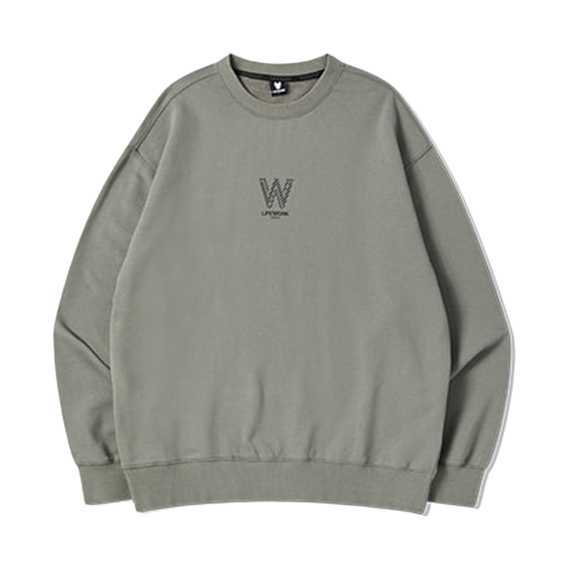 라이프워크 W 스트라이프 맨투맨_LW255MT609(Lifework W-Stripe Sweatshirt_LW255MT609) - 4