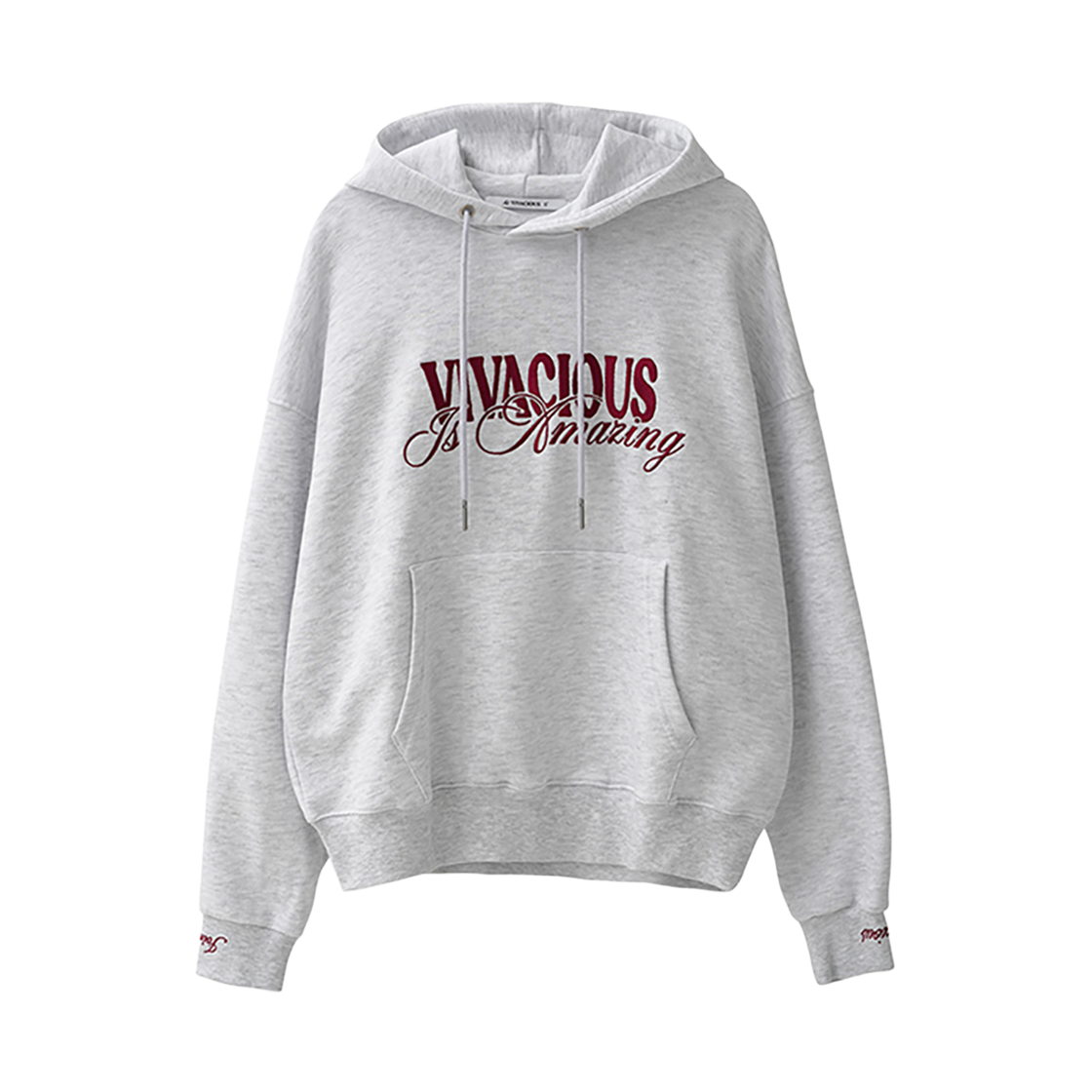 VV51TS06WM VIVACIOUS Amazing Hoody WHITE MELANGE