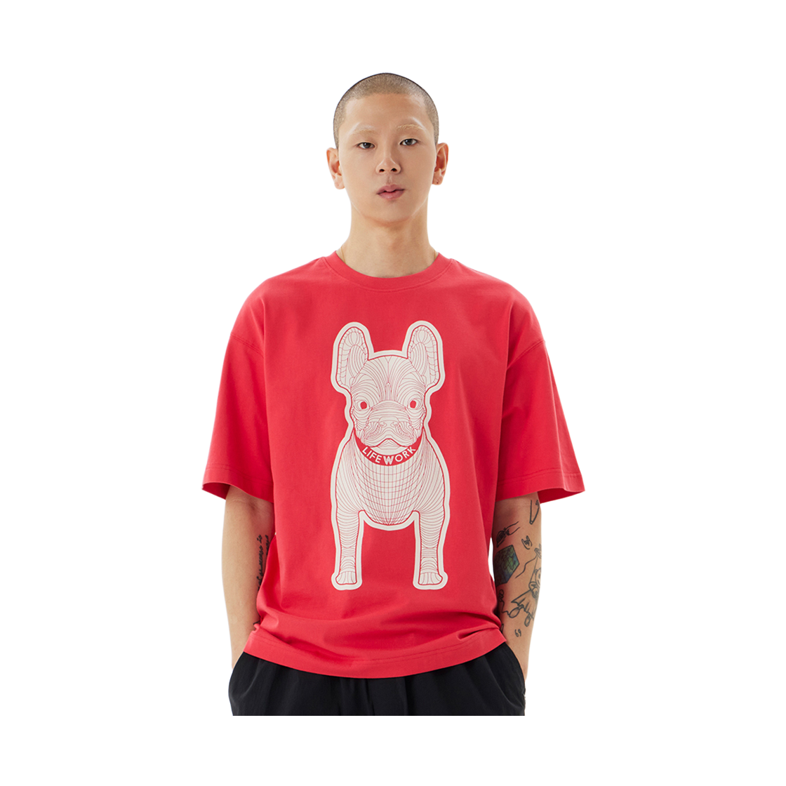 라이프워크 뉴 실켓 반팔 티셔츠_LW245TS982(Lifework New Silket Short-Sleeve T-Shirt_LW245TS982) - 2