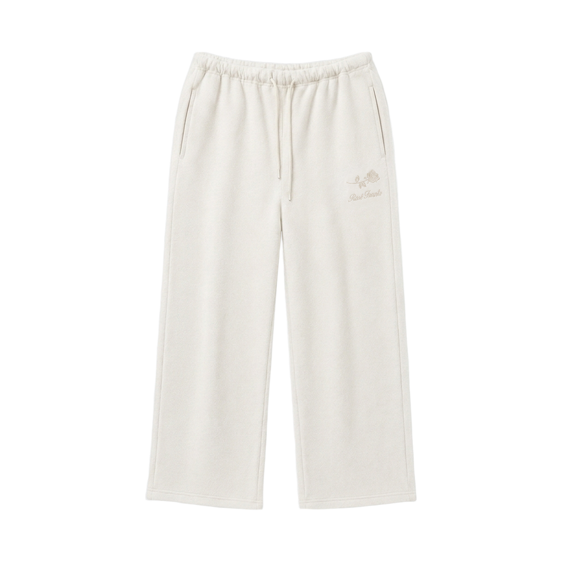 RS26WSP102IVR Rosefrantz Fleece Wide-Leg Sweatpants [Ivory]