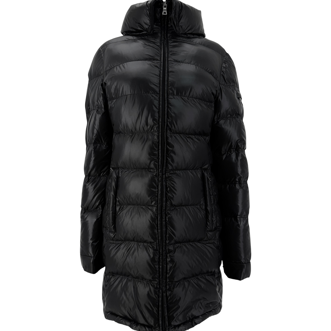 ITTDIWWOD49L Prada Triangle Logo Women Long Puffer Jacket