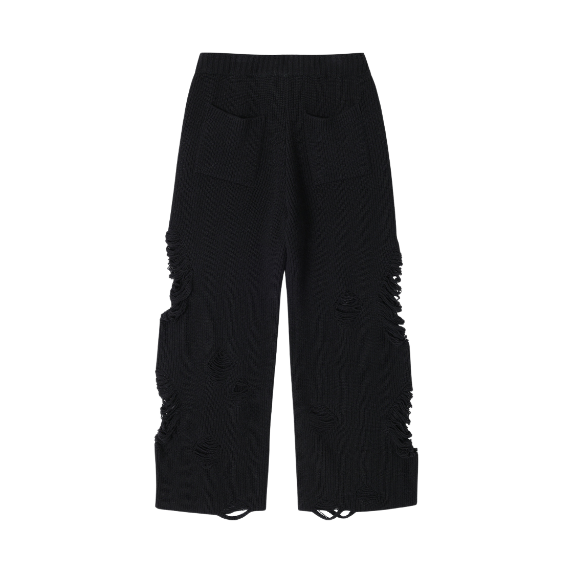 송지오 컬렉션 클러스터 니트 팬츠 블랙(SONGZIO COLLECTION Cluster Knit Pants Black) - 2
