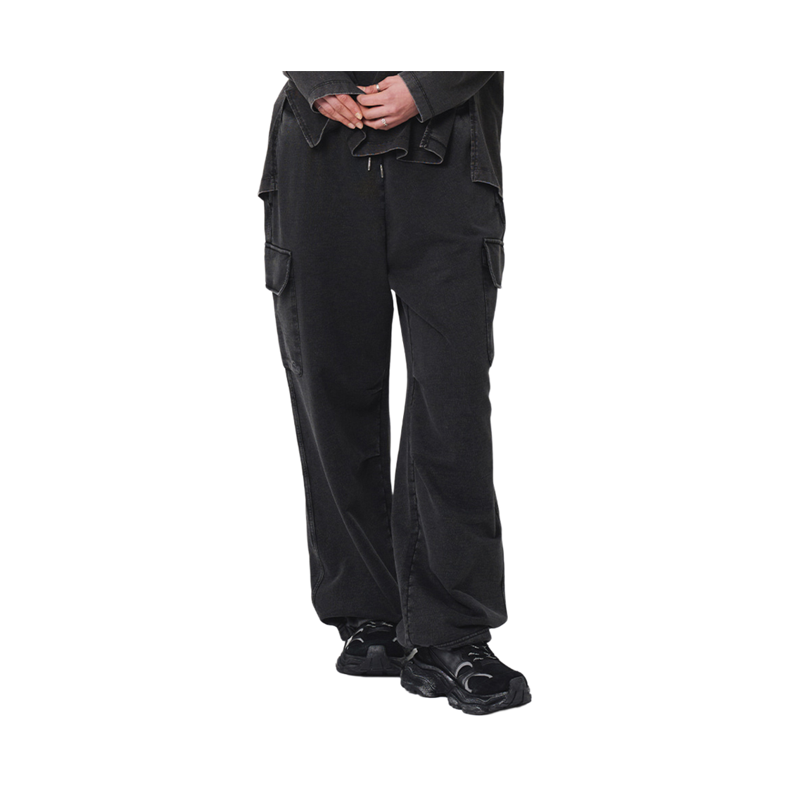 라이프워크 LW3 크롬 솔트워싱 카고 팬츠_LW251KL716(Lifework LW3 Chrome Salt-Washed Cargo Pants_LW251KL716) - 2