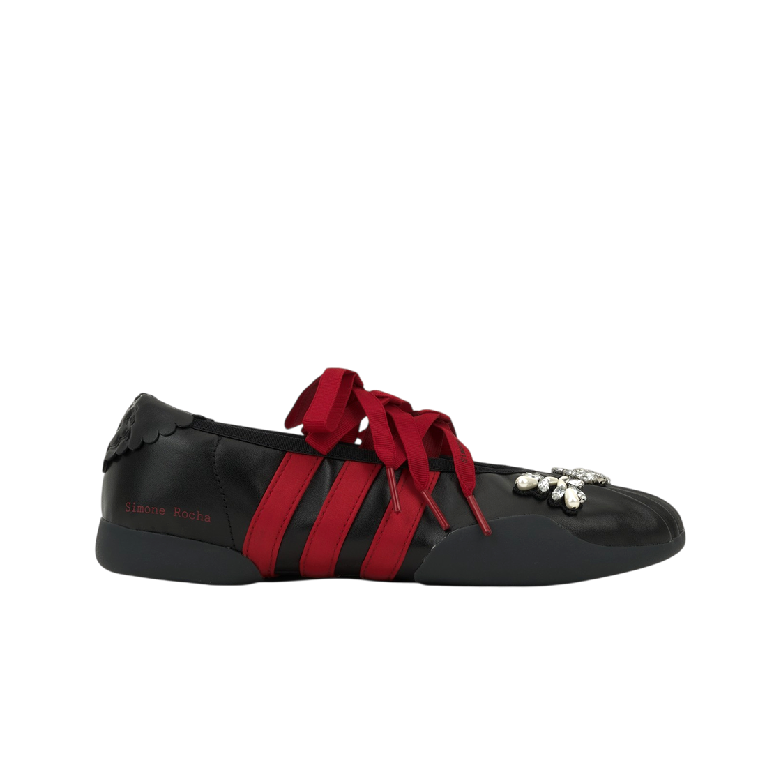 KJ5248 (W) Adidas x Simone Rocha Taekwondo Ballerina Core Black Better Scarlet