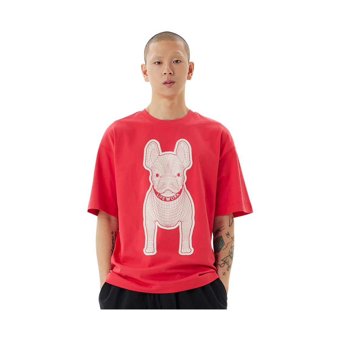 라이프워크 뉴 실켓 반팔 티셔츠_LW245TS982(Lifework New Silket Short-Sleeve T-Shirt_LW245TS982) - 3