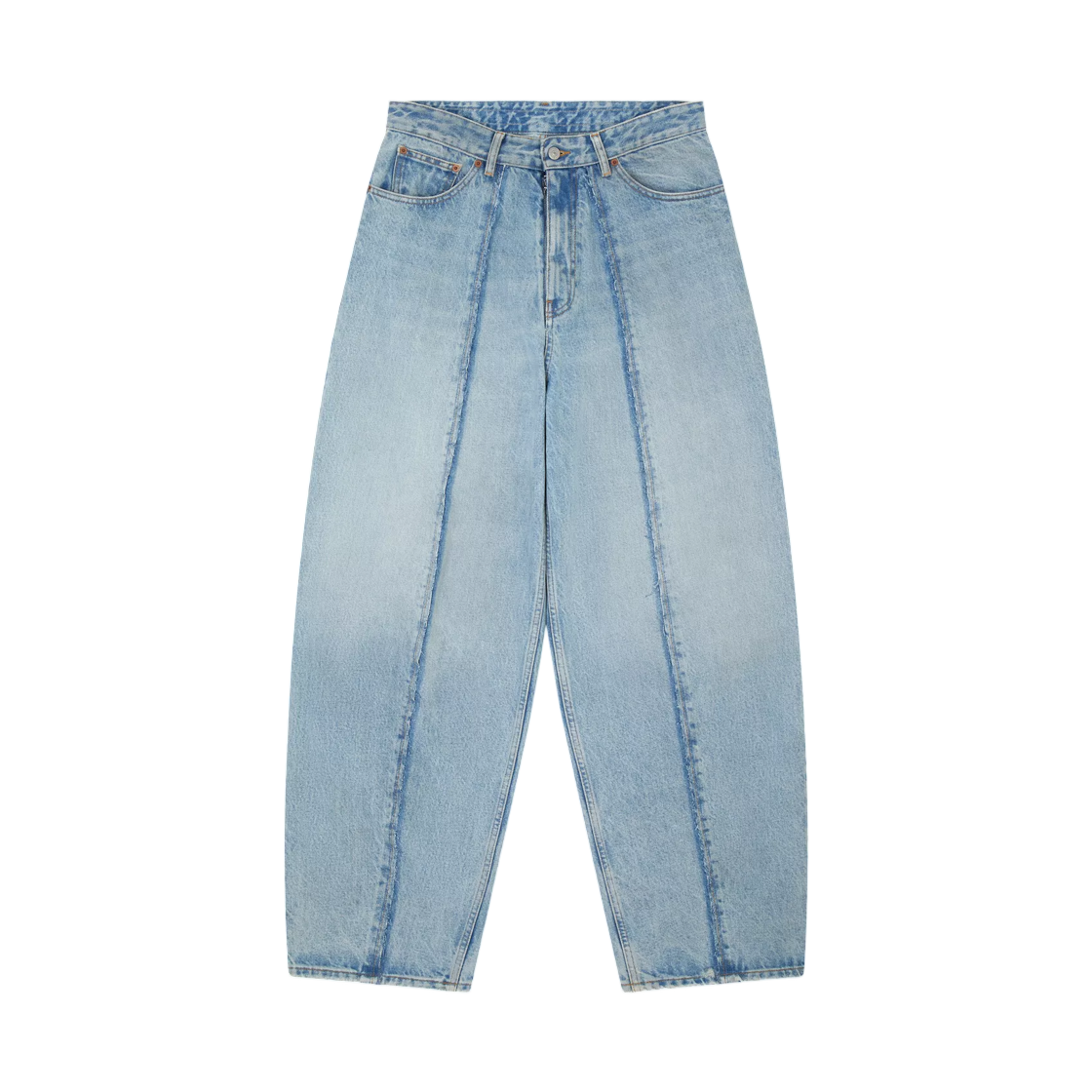 SH0LA0011M30058962 MM6 Maison Margiela Wide Leg Jeans Blue
