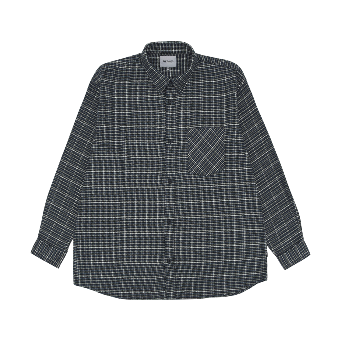I037134-3VW-XX Carhartt WIP L/S Todrick Shirt Todrick Houndstooth Icesheet