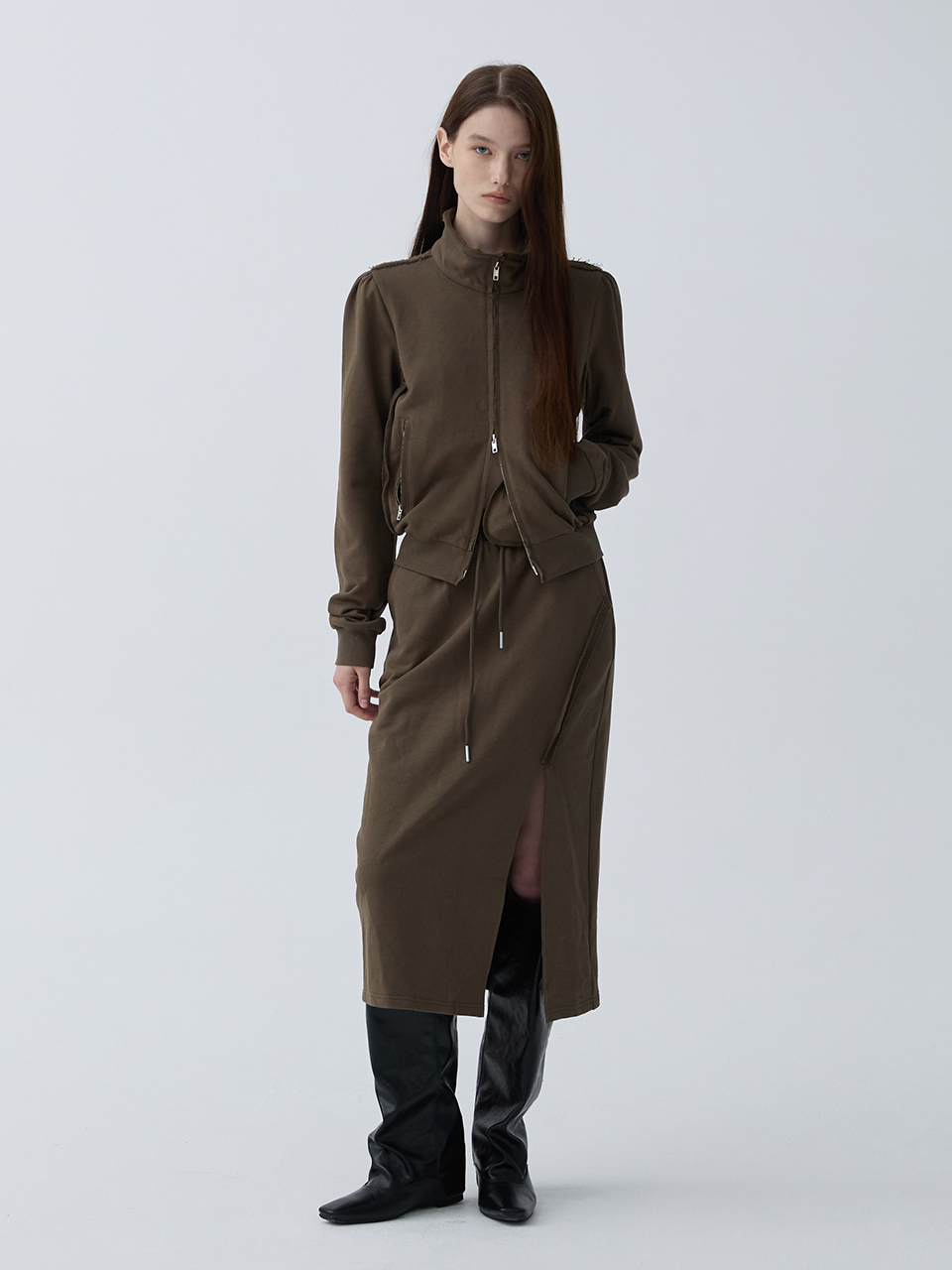 아크무어 어반 집업 스토리지 룩 라이트 브라운(ARCMOOR Urban Zip-Up Storage Look Light Brown) - 3