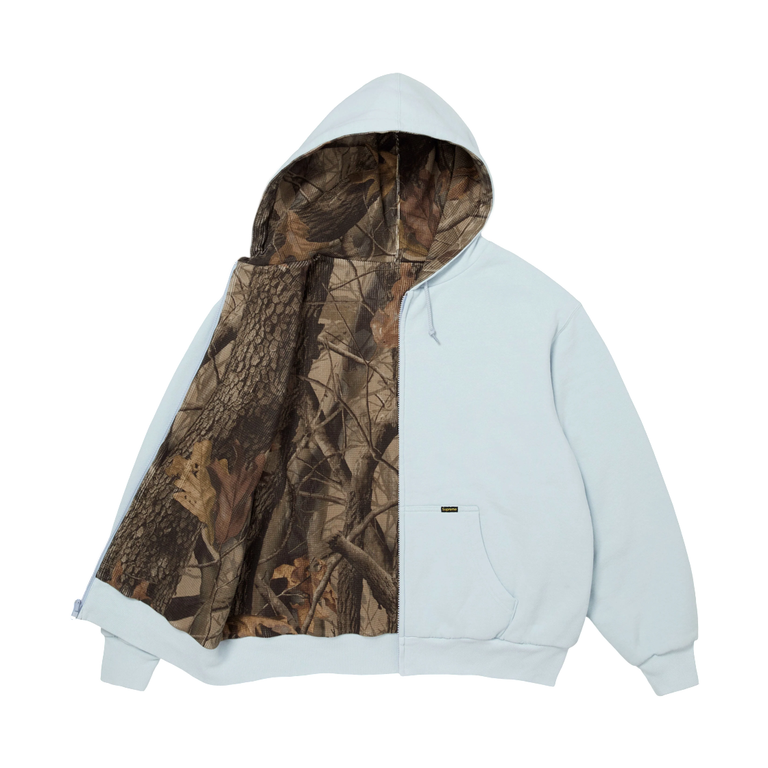 슈프림 리버시블 워크 집업 후드 스웨트셔츠 라이트 블루 - 26FW(Supreme Reversible Work Zip Up Hooded Sweatshirt Light Blue - 26FW) - 2