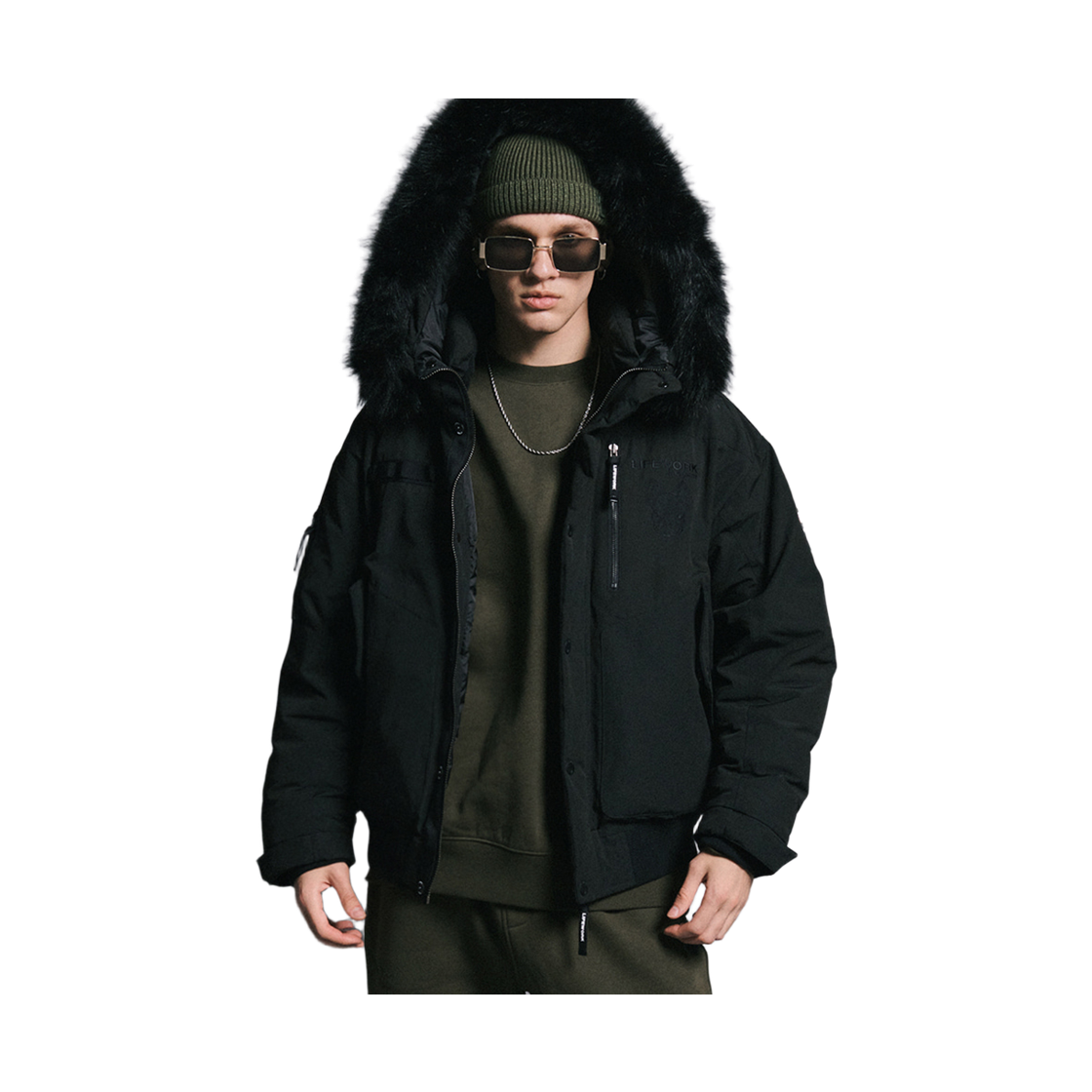 라이프워크 유니온 봄버 다운 점퍼_LW224DJ120(Lifework Union Bomber Down Jumper_LW224DJ120) - 2