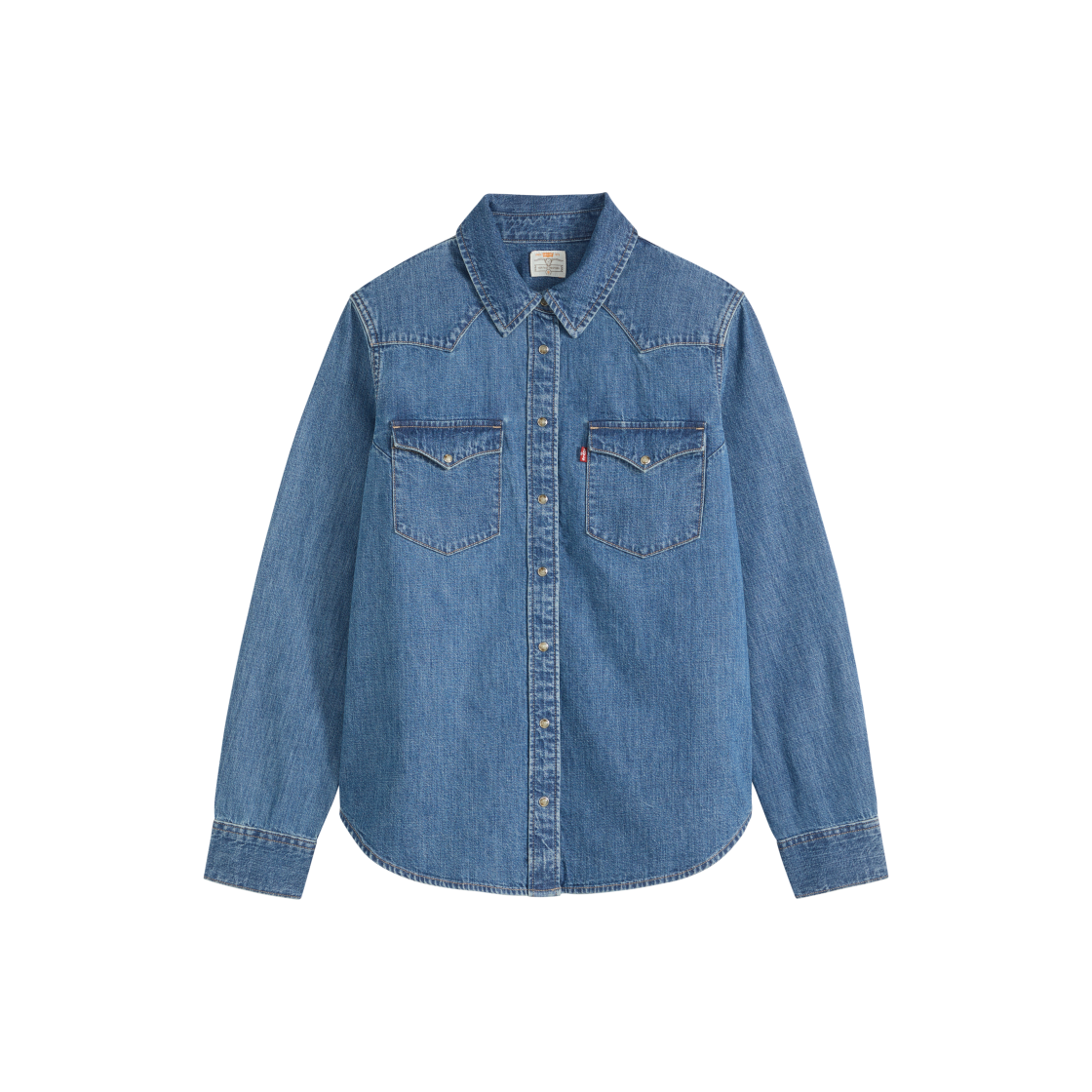 007WT-0000 Levi's Heritage Western Denim Shirt Midium Indigo