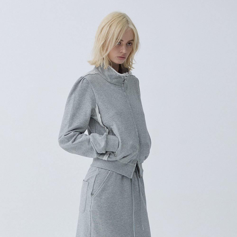 아크무어 어반 집업 스토리지 룩 멜란지 그레이(ARCMOOR Urban Zip-Up Storage Look Melange Grey) - 6