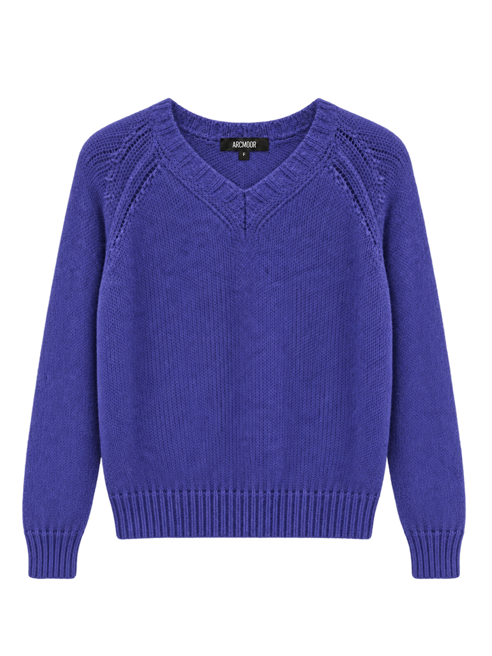 A26FW3017VL ARCMOOR Color Shift Airy Knit Violet