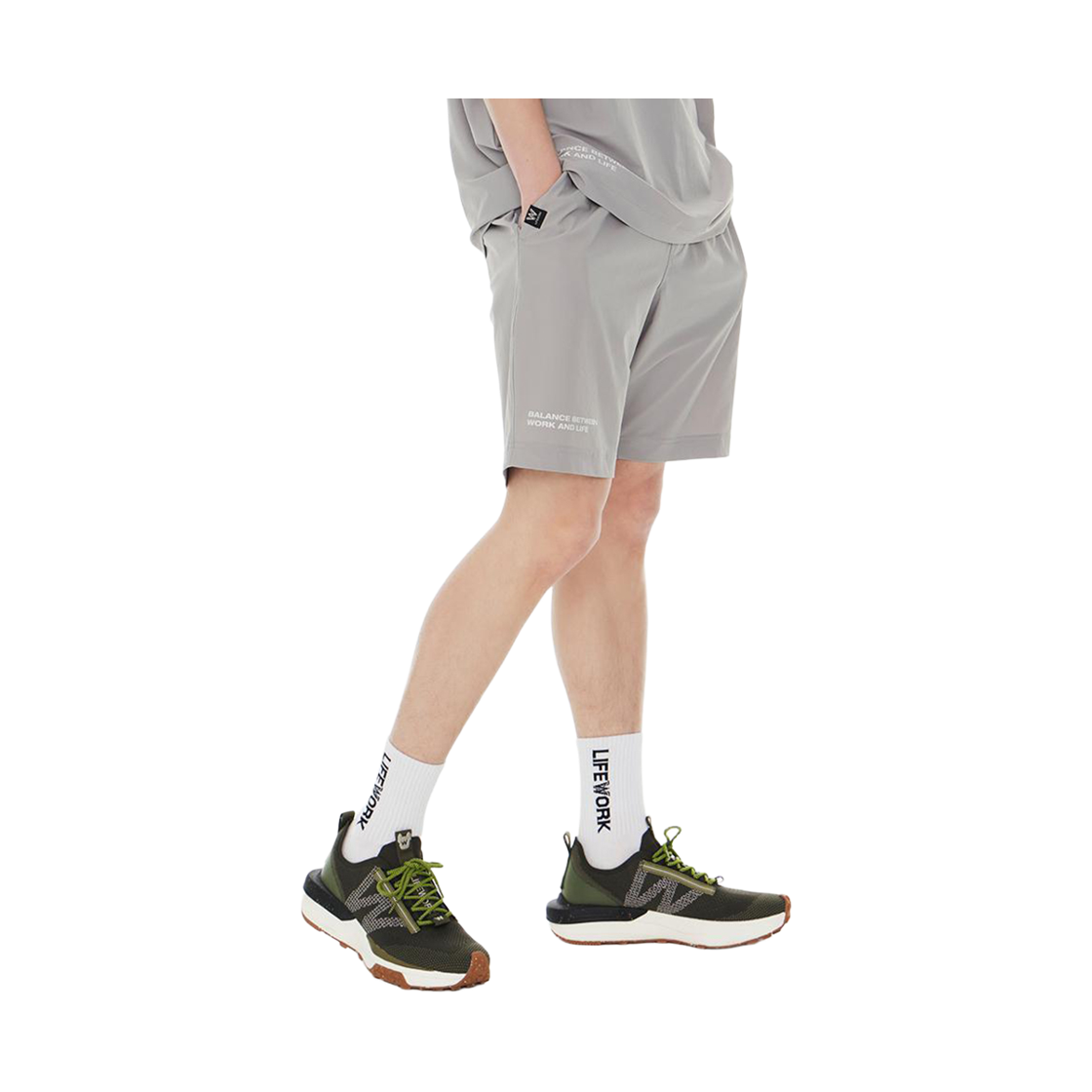 라이프워크 벤츄리 미니멀라독 숏팬츠_LW242KS192(Lifework Venture Minimala Dog Short Pants_LW242KS192) - 2
