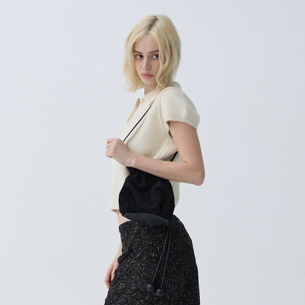 아크무어 미니 드로우 백 블랙(ARCMOOR MINI Draw Bag Black) - 6