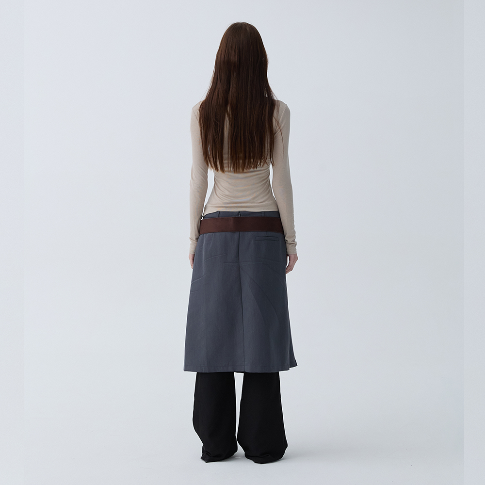 아크무어 뎁스 헨리넥 탑 베이지(ARCMOOR Depth Henley Neck Top Beige) - 4