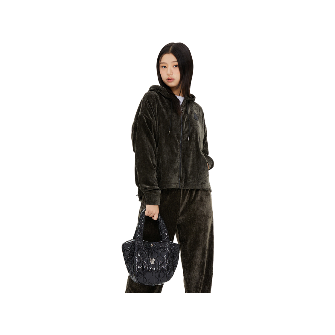 라이프워크 리버시블 웨이브 퀼팅 미니 토트백_LW234BG704(ifework Reversible Wave Quilted Mini Tote Bag_LW234BG704) - 2