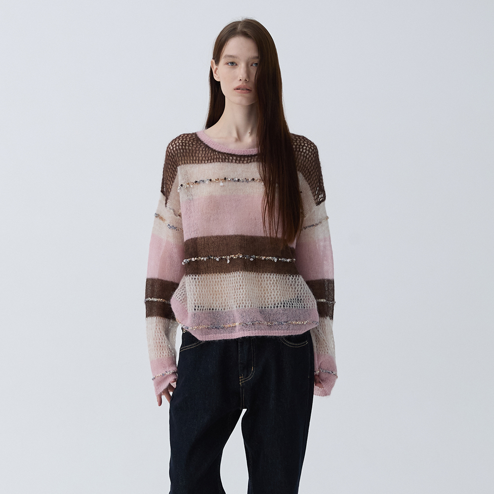 아크무어 베리 마카롱 크롭 탑 핑크(ARCMOOR Berry Macaron Cropped Top Pink) - 2