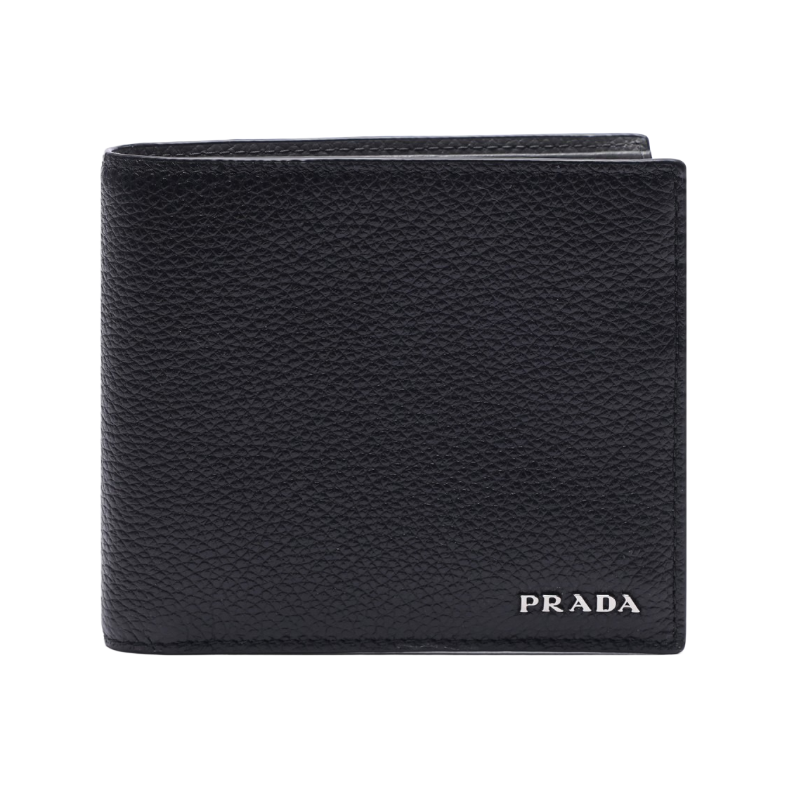 2MO513-2CGS-F0R8F Prada Leather Wallet Black Mercurio