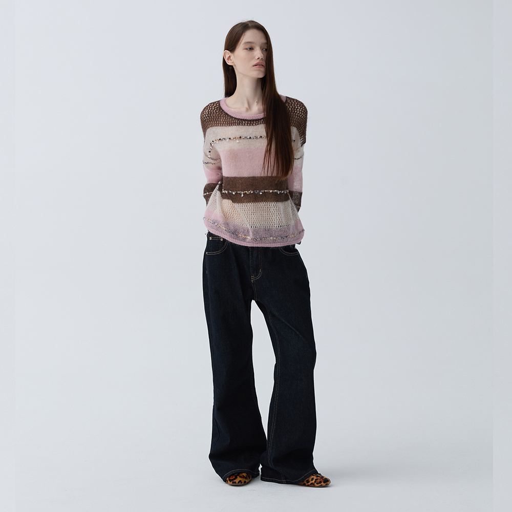 아크무어 베리 마카롱 크롭 탑 핑크(ARCMOOR Berry Macaron Cropped Top Pink) - 3