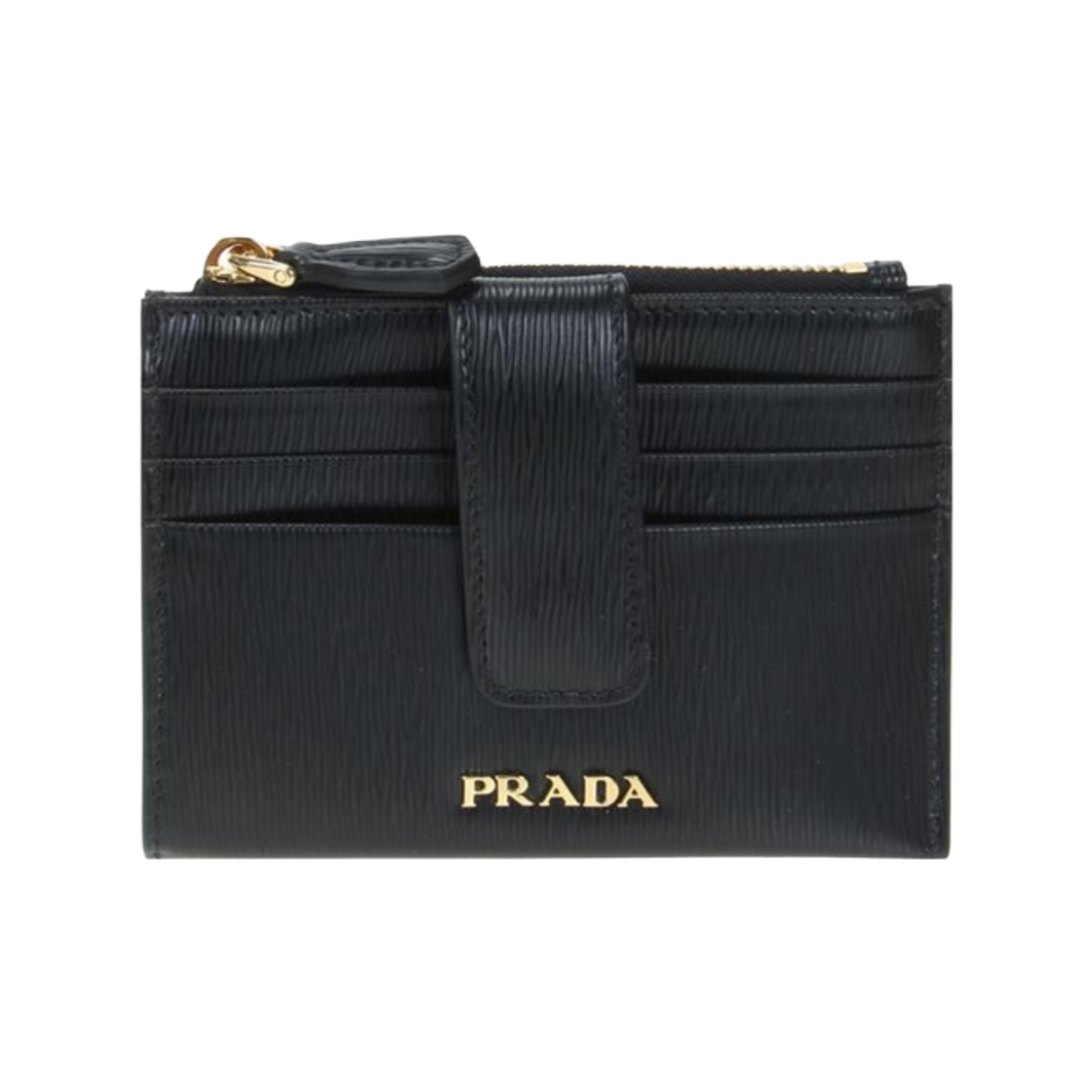1MC026-2B6P-F0002 Prada Vitello Move Card Holder Black