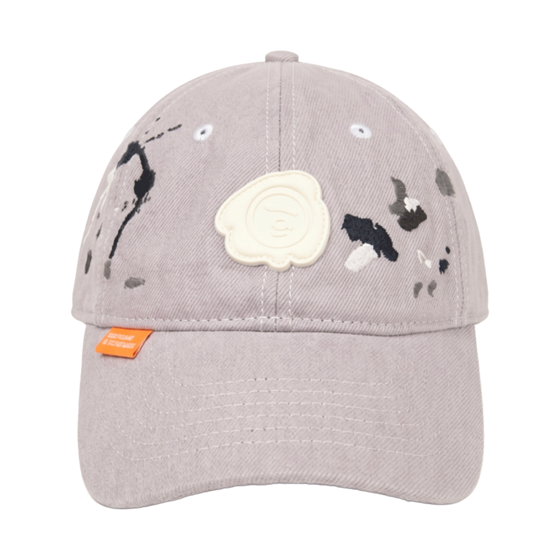 에이프 엠브로이더드 캡 퍼플 그레이 - 26FW(AAPE Moonface Embroidered Cap Purple Grey - 26FW)