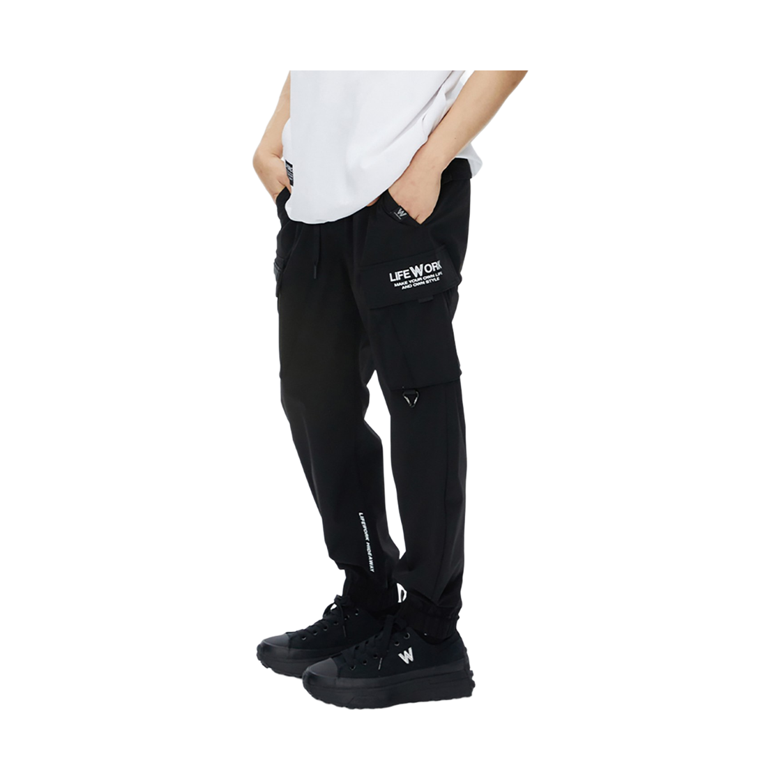 라이프워크 L1 나일론 카고 조거팬츠_LW232WL400(Lifework L1 Nylon Cargo Jogger Pants_LW232WL400) - 3