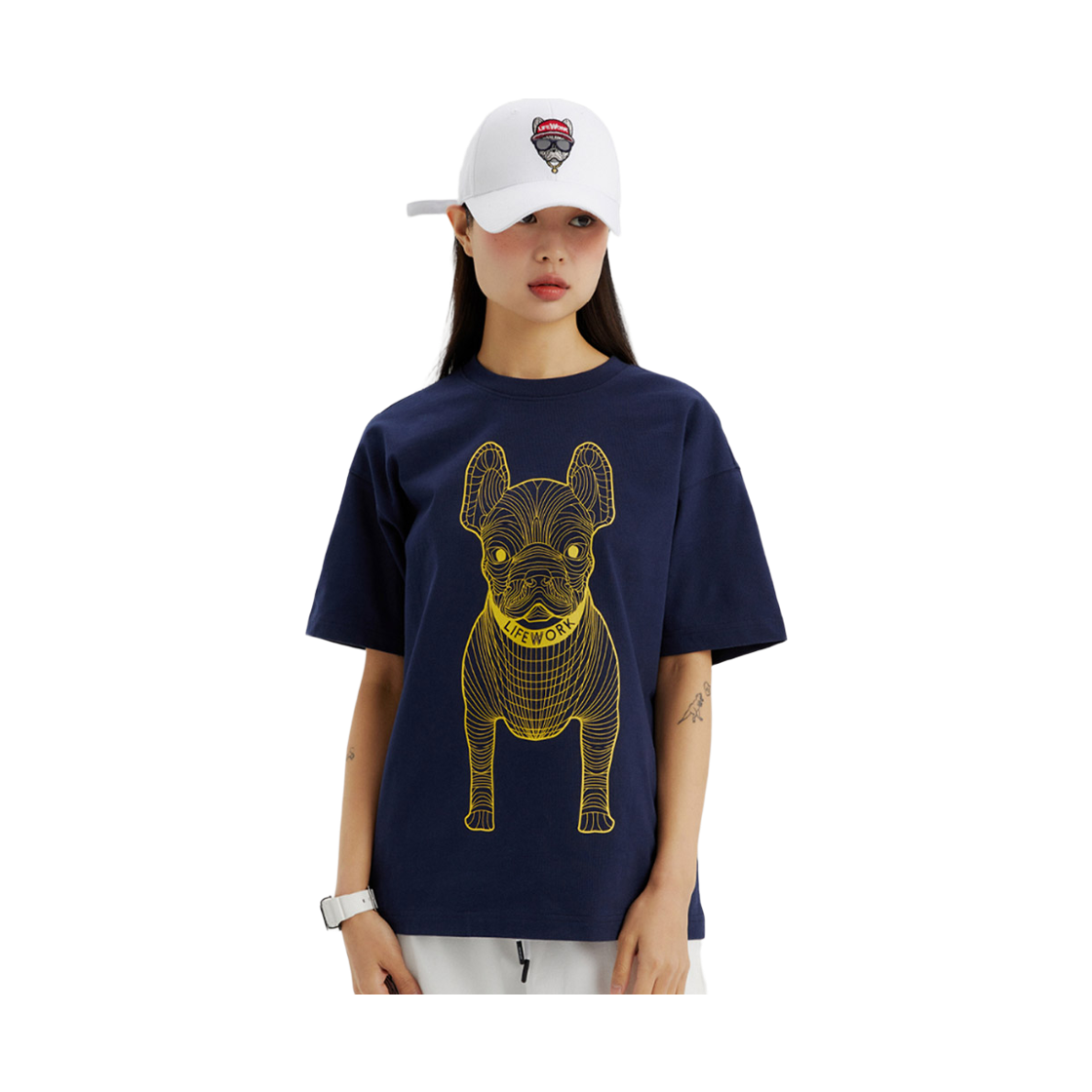 라이프워크 라독 빅로고 반팔 티셔츠_LW225TS990(Lifework Radog Big Logo Short-Sleeve T-Shirt_LW225TS990) - 2